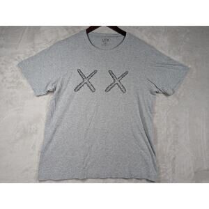 Kaws x Uniqlo UT 2016 Limited Edition Gray T-shirt Men's XL Graffiti XX